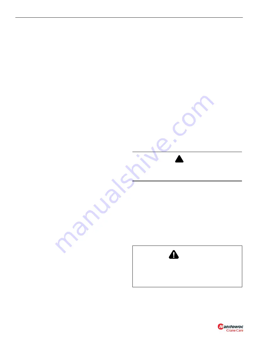 Manitowoc National Crane NBT40 Series Service Manual Download Page 174