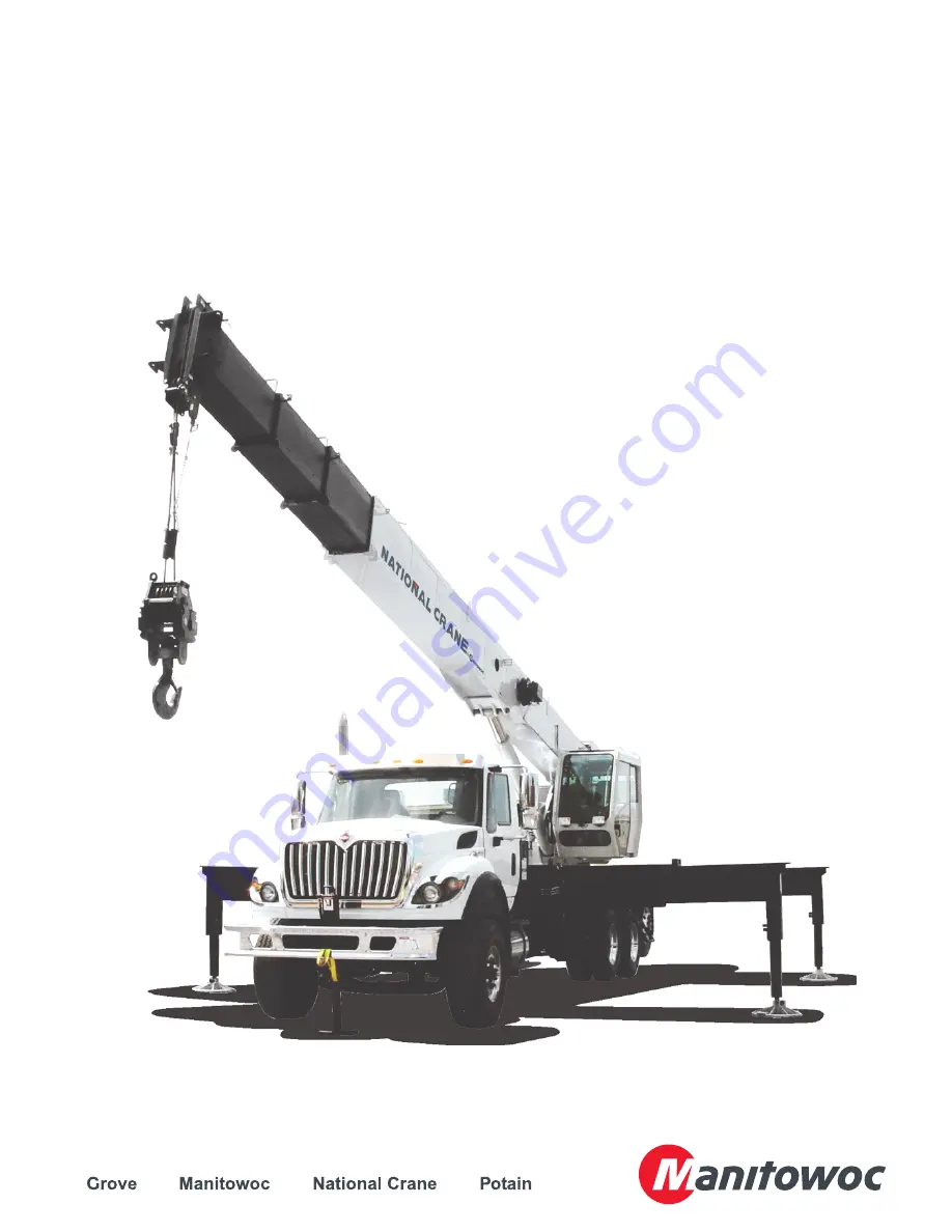 Manitowoc National Crane NBT50 Series Operator'S Manual Download Page 1