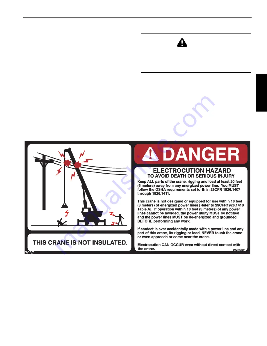 Manitowoc National Crane NBT50 Series Operator'S Manual Download Page 37