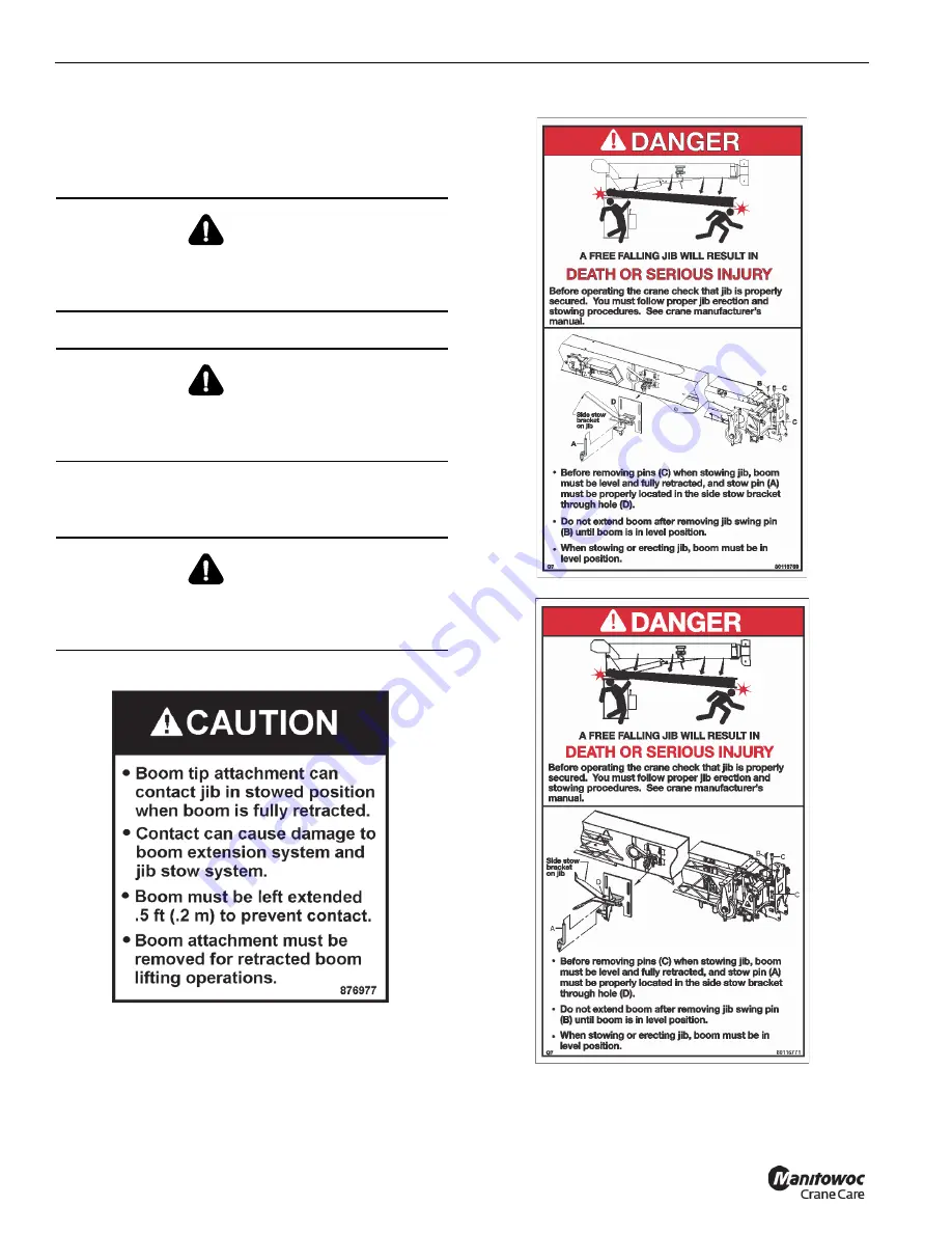 Manitowoc NBT60XL Operator'S Manual Download Page 100