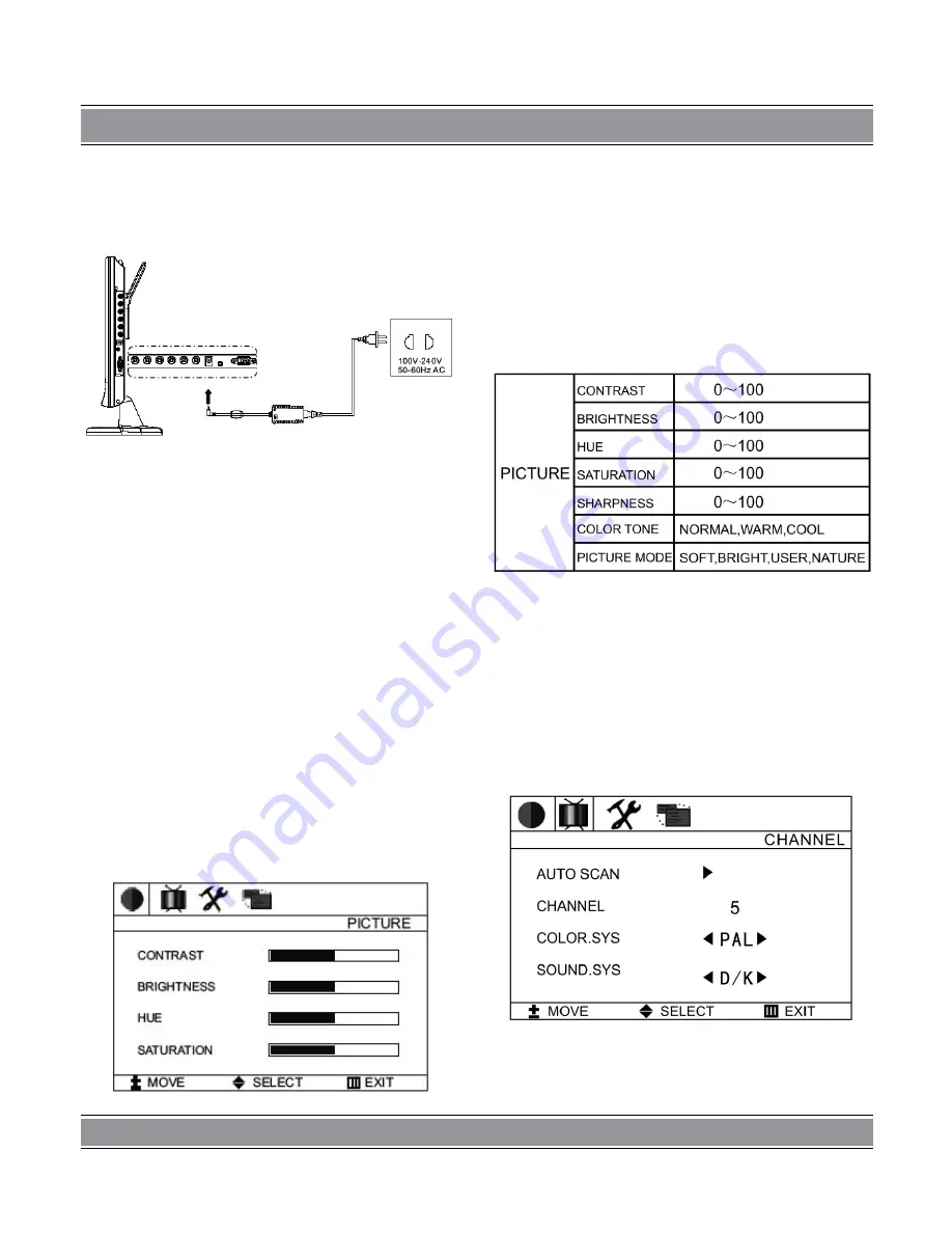 Manta LCD TV1201 Скачать руководство пользователя страница 9