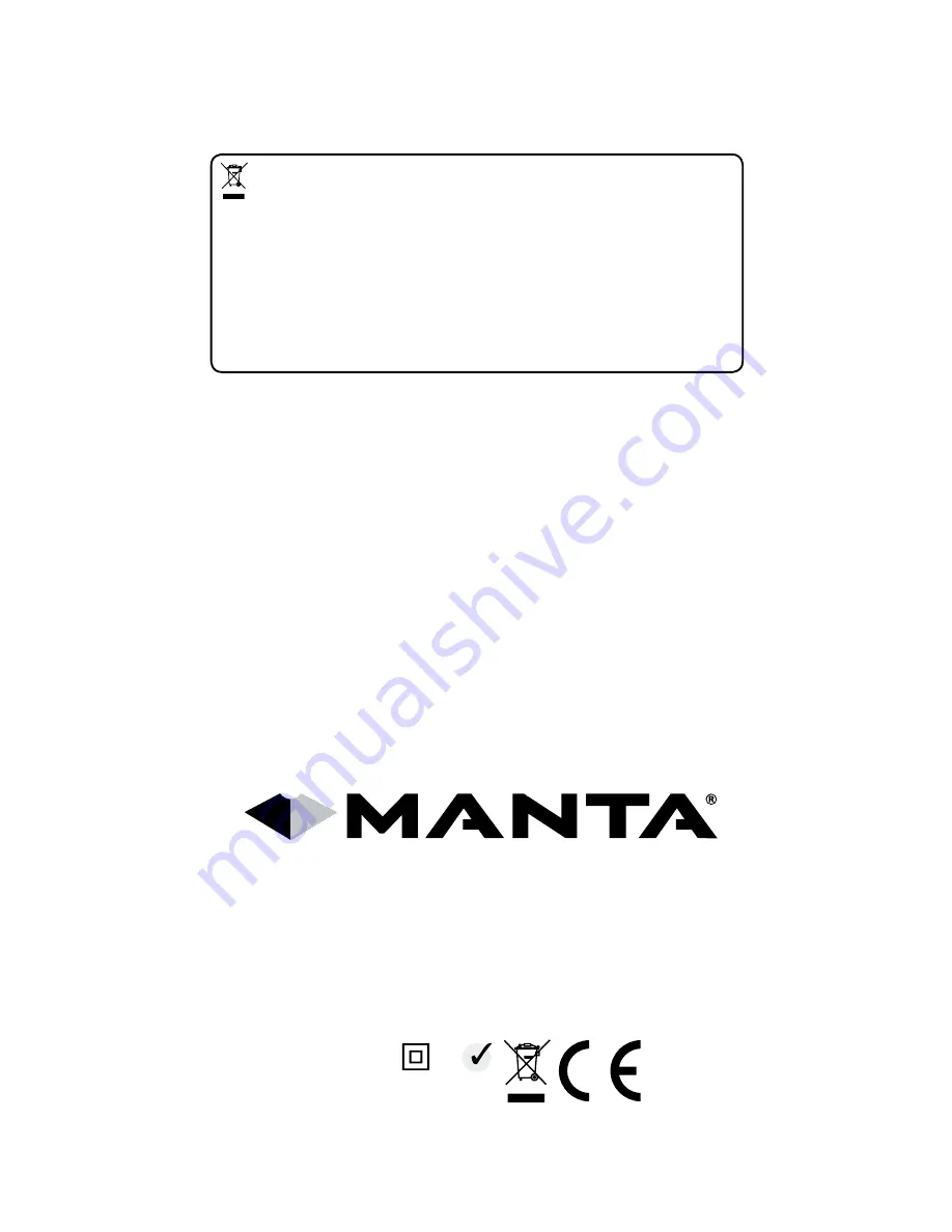 Manta LCD TV1201 Скачать руководство пользователя страница 20