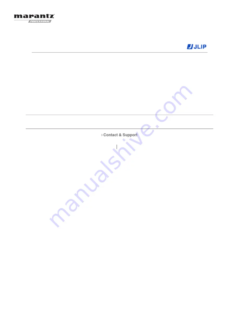 Marantz professional MV8300P Technical Manual Download Page 2