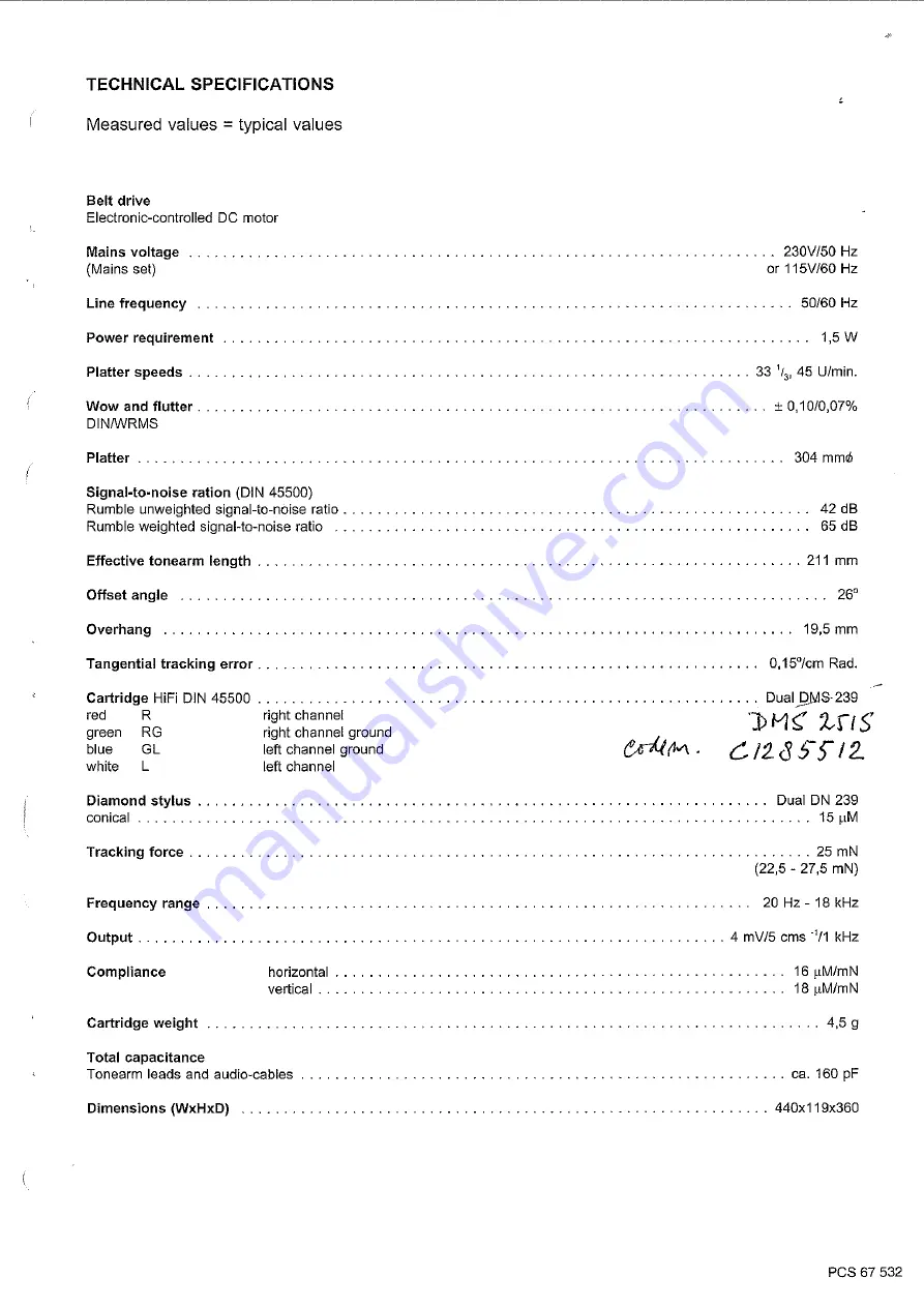 Marantz 74TT42 Service Manual Download Page 3