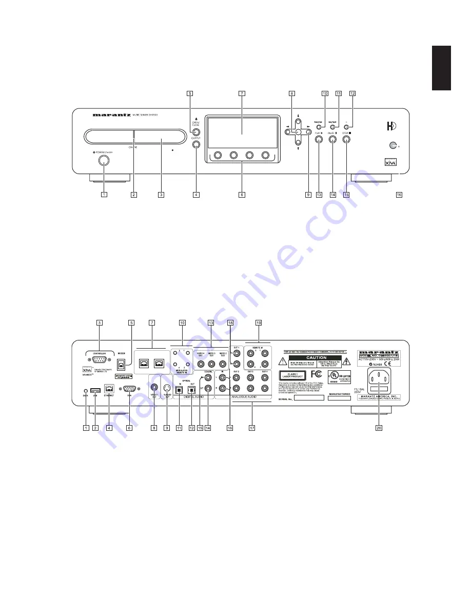 Marantz DH9300 User Manual Download Page 9