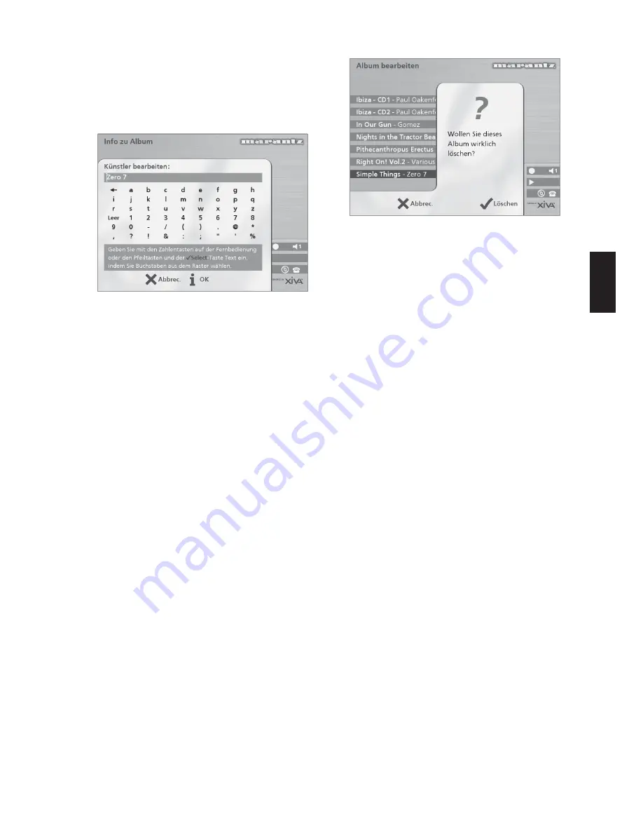 Marantz DH9300 User Manual Download Page 117