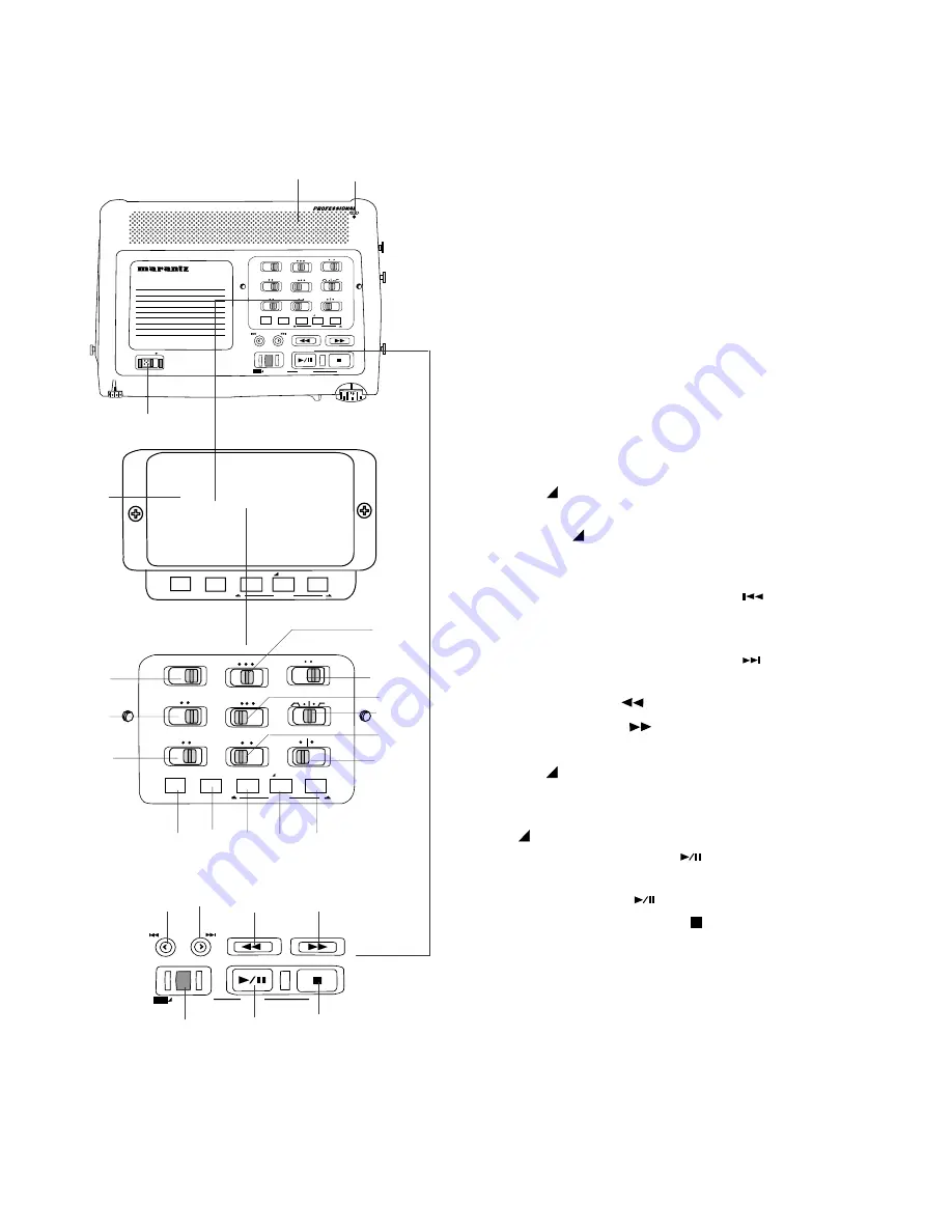 Marantz PMD670 User Manual Download Page 9