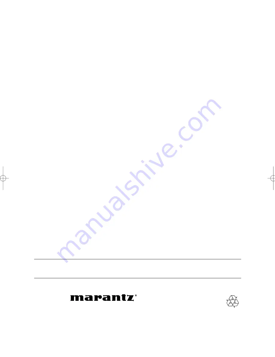 Marantz SUPER AUDIO CD/DVD PLAYER DV6600 User Manual Download Page 36