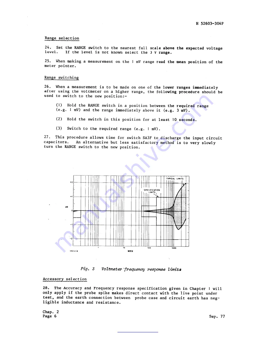 Marconi Instruments tf2603 Скачать руководство пользователя страница 15