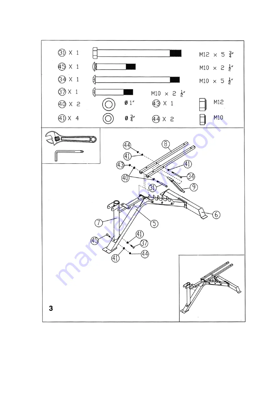 Marcy ECLIPSE BE3000 Assembly Manual Download Page 8