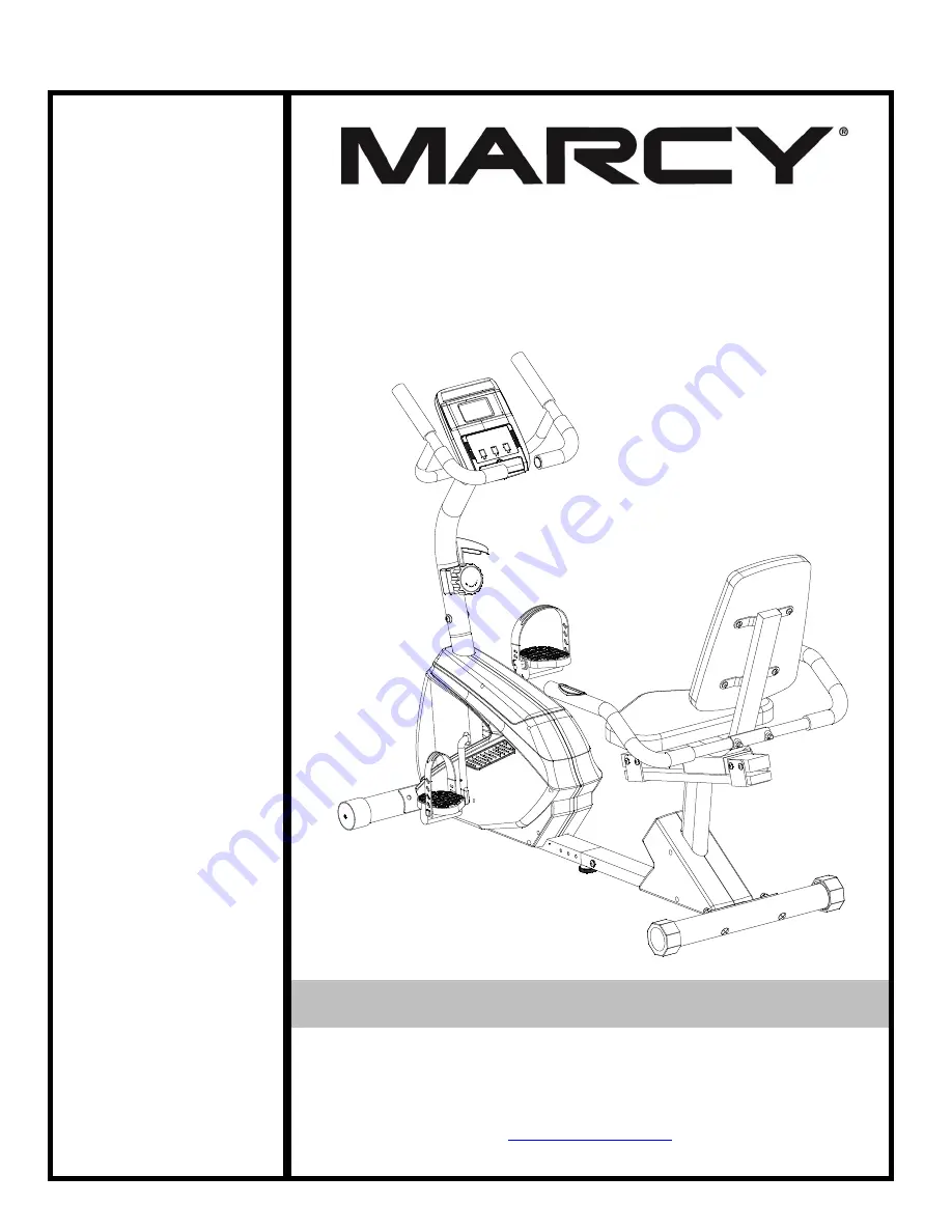 Marcy ME-1019R Скачать руководство пользователя страница 1