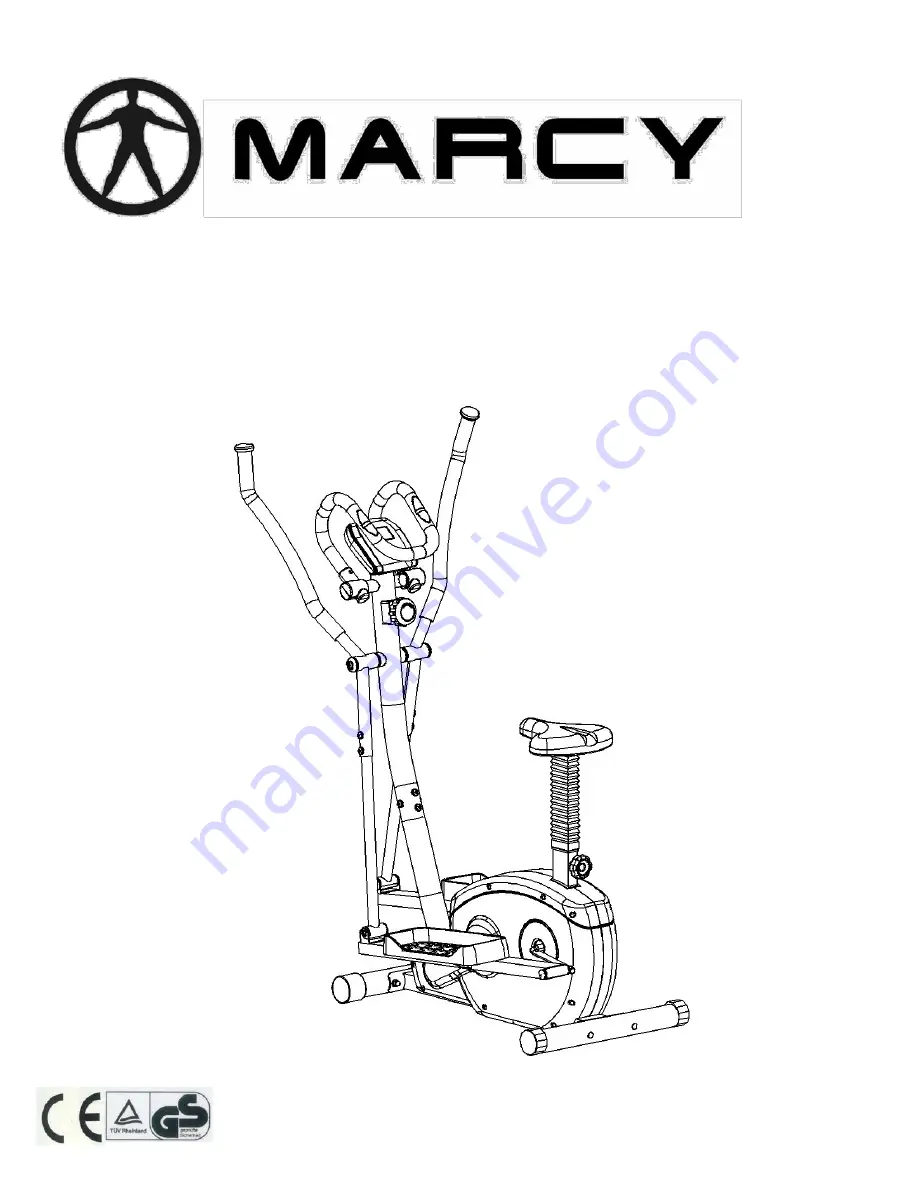 Marcy XC-50 Assembly Manual Download Page 1