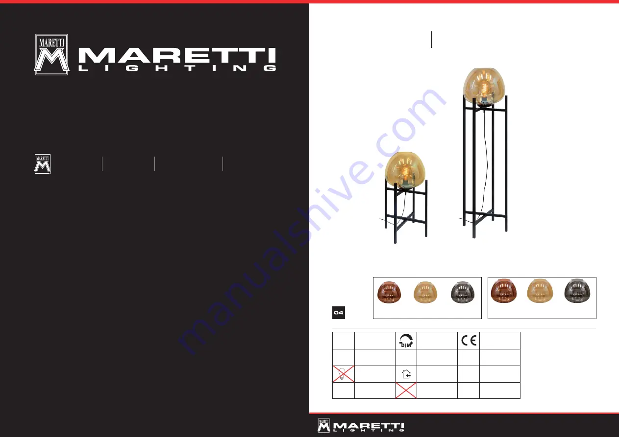 Maretti TULIP 13.0340.04 Скачать руководство пользователя страница 1