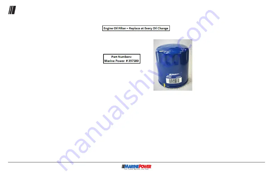 Marine Power S62M42C Owner'S Manual Download Page 20