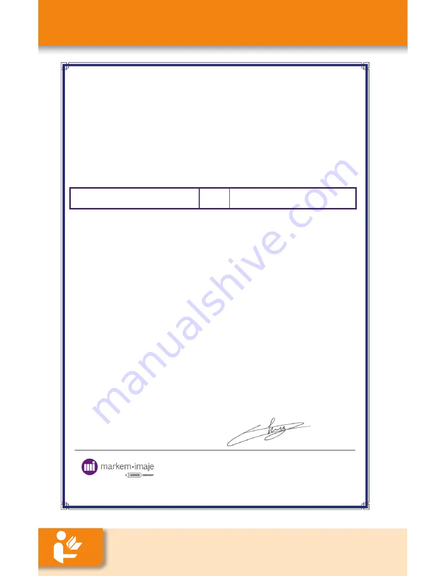 Markem Imaje 9410 Instruction Manual Download Page 2