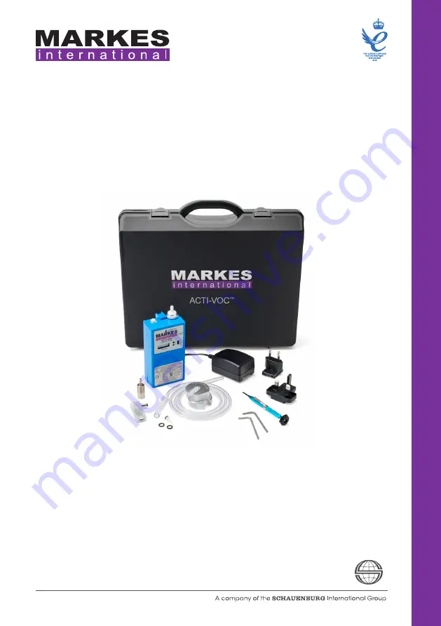 Markes International ACTI-VOC C-LFP-01 Instructions For Use Manual Download Page 1