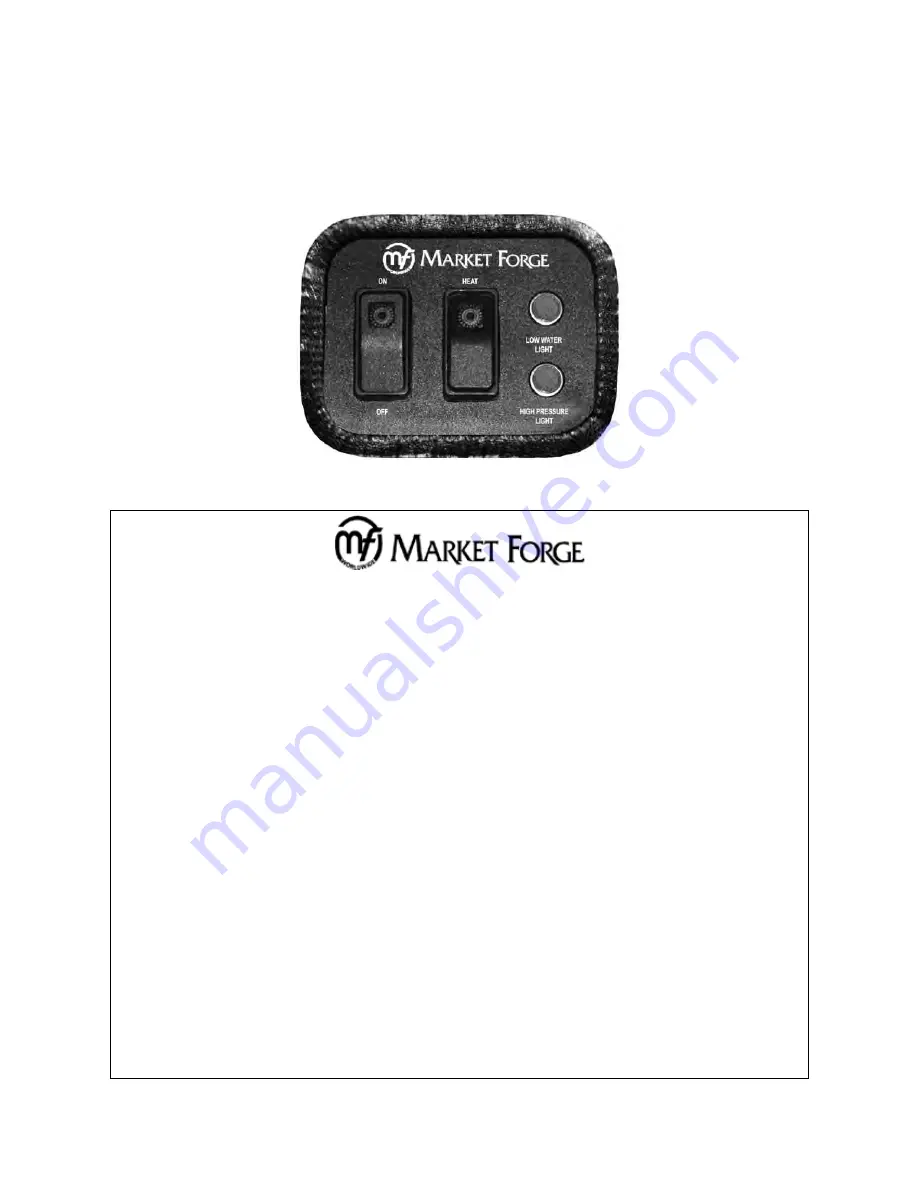 Market Forge Industries M24E24A Installation, Operating, Maintenance And Parts Manual Download Page 6