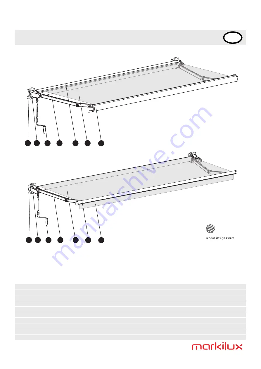 Markilux 1300 Скачать руководство пользователя страница 1