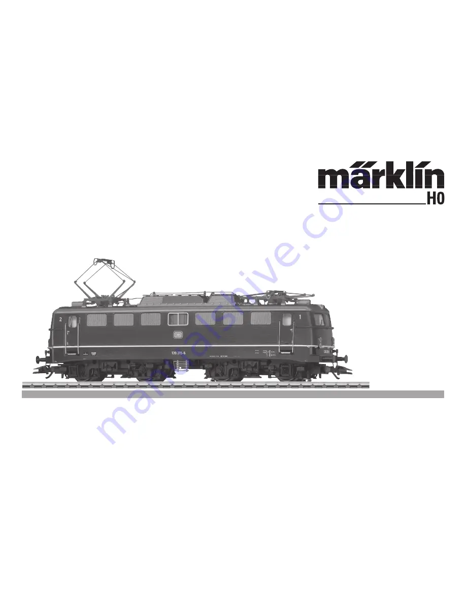 marklin 37409 Скачать руководство пользователя страница 1