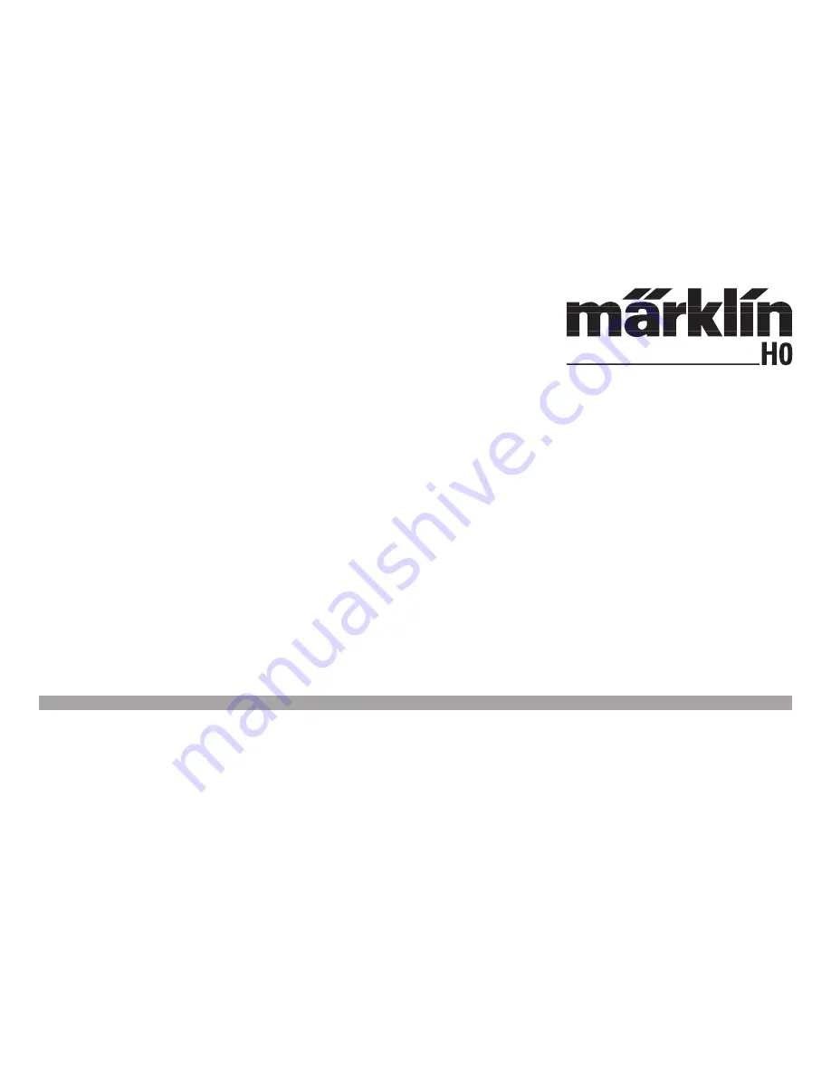 marklin BB 12000 User Manual Download Page 1