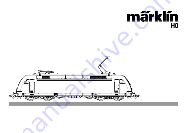 marklin BR 101 Instruction Manual Download Page 1