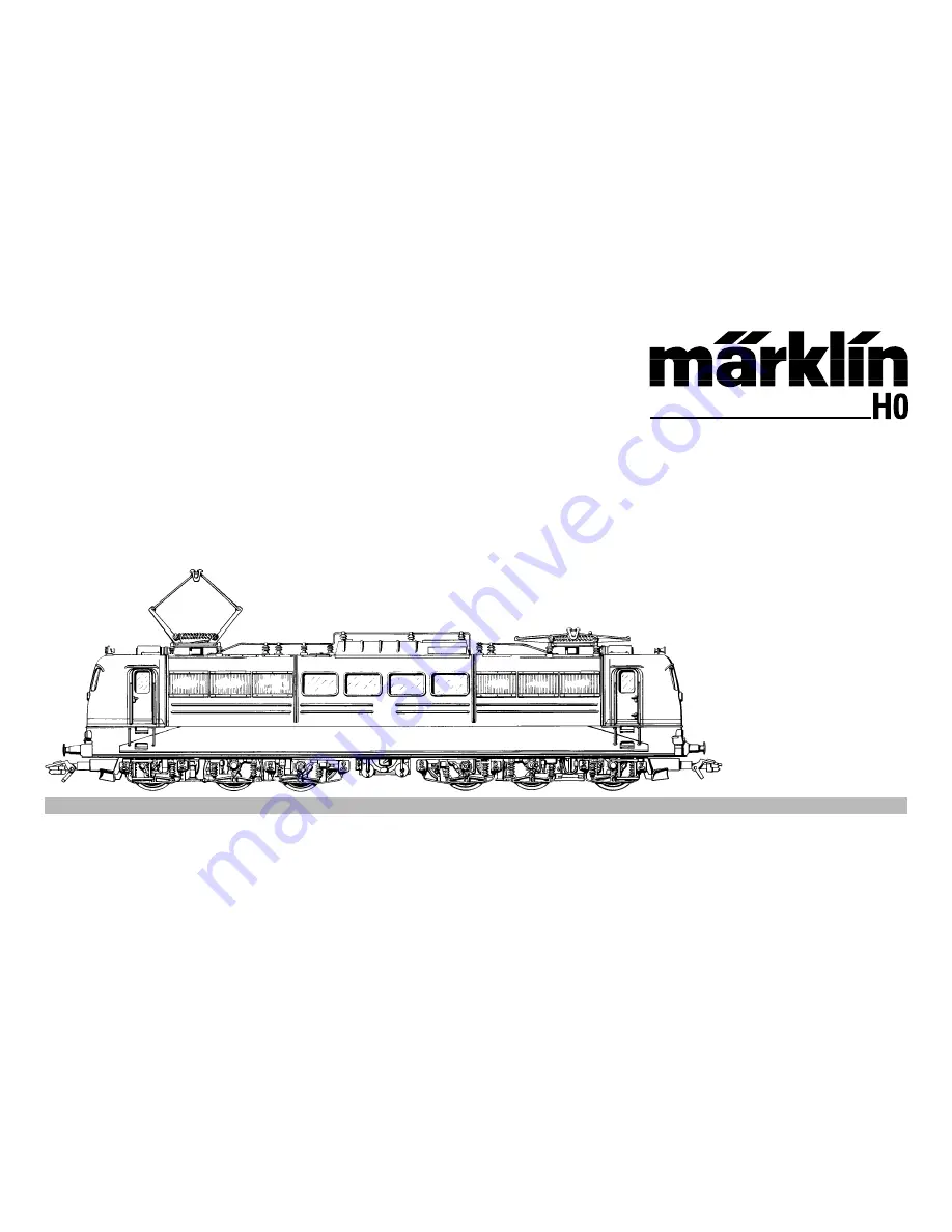 marklin BR 151 Instruction Manual Download Page 1