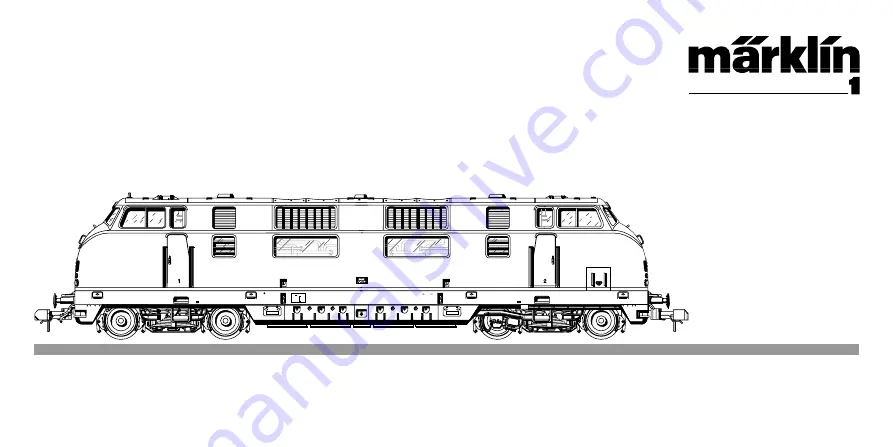 marklin BR 220 Manual Download Page 1