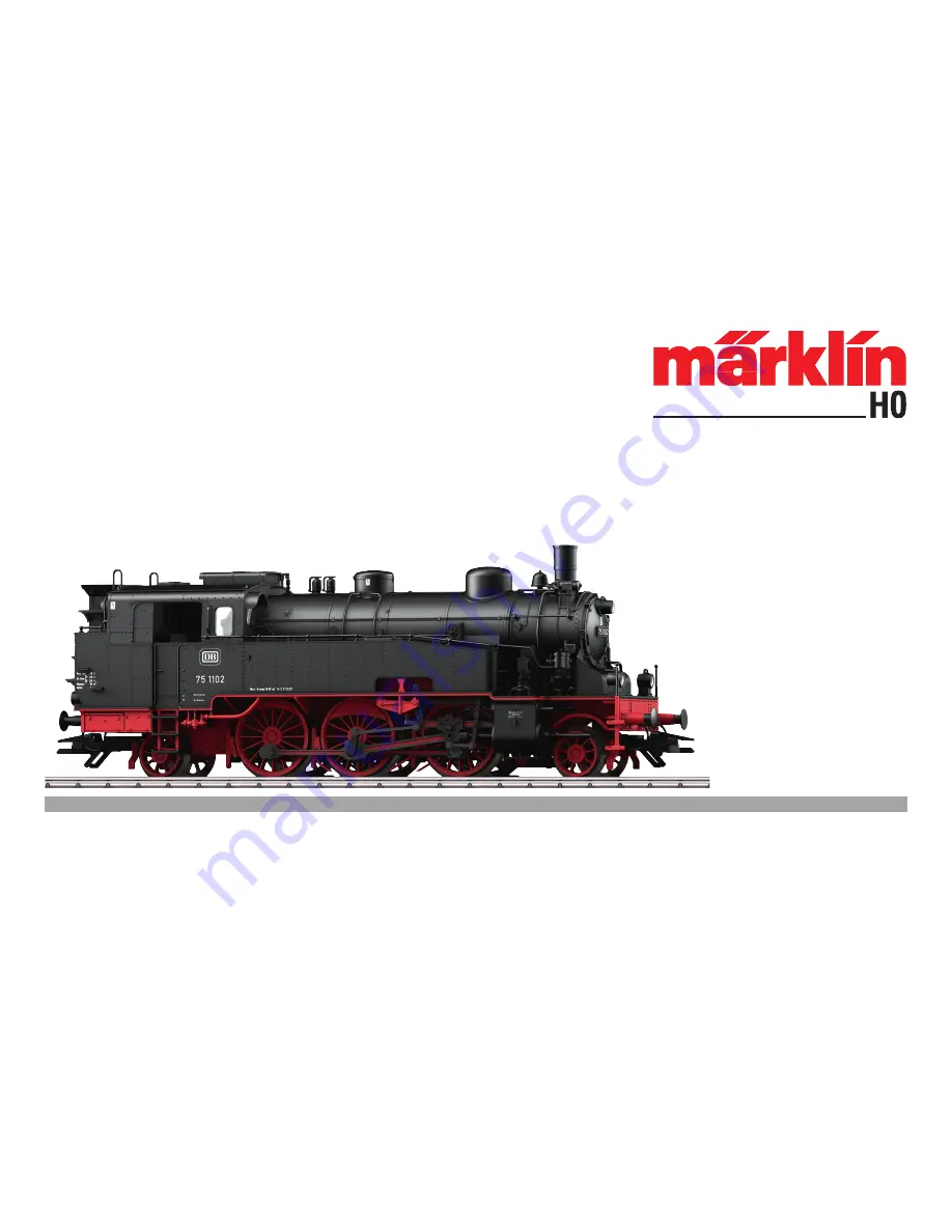 marklin BR 75.4 Скачать руководство пользователя страница 1