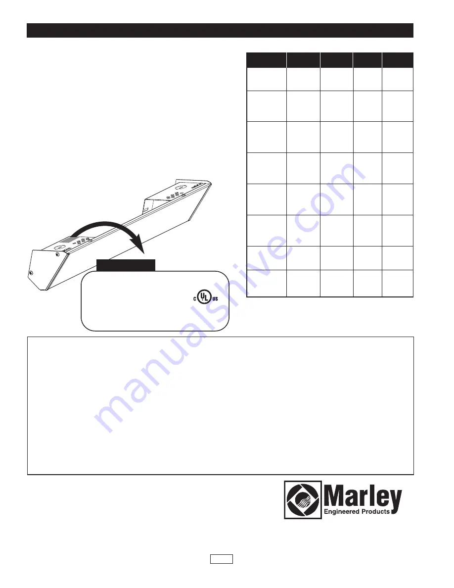 Marley C4508D Installation & Maintenance Instructions Download Page 4