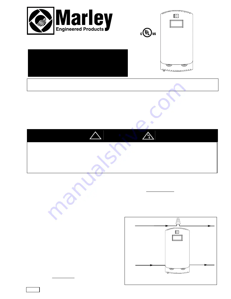 Marley ETW240 Installation & Maintenance Instructions Manual Download Page 1