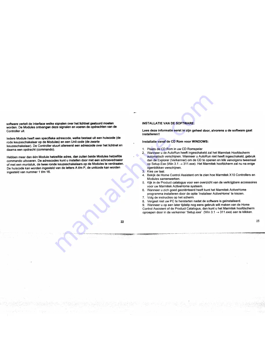 Marmitek activehome User Manual Download Page 13