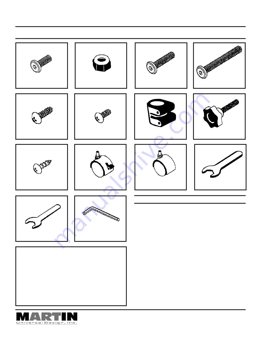 Martin Universal Design U-DS90W Assembly Instructions Download Page 1