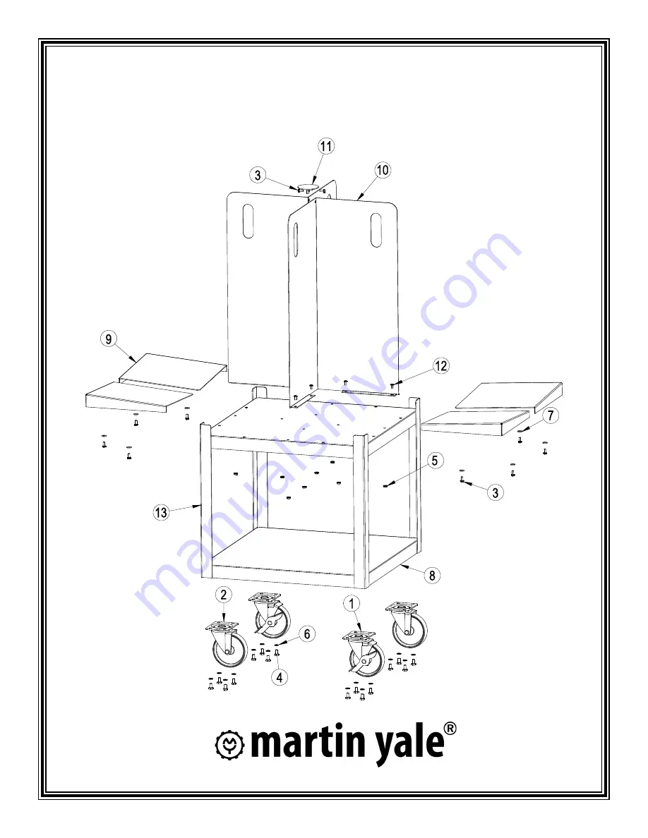 Martin Yale StackWagon 500 Assembly Instructions Download Page 1