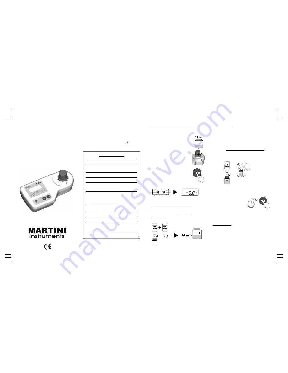 Martini Instruments MI 404 Скачать руководство пользователя страница 1