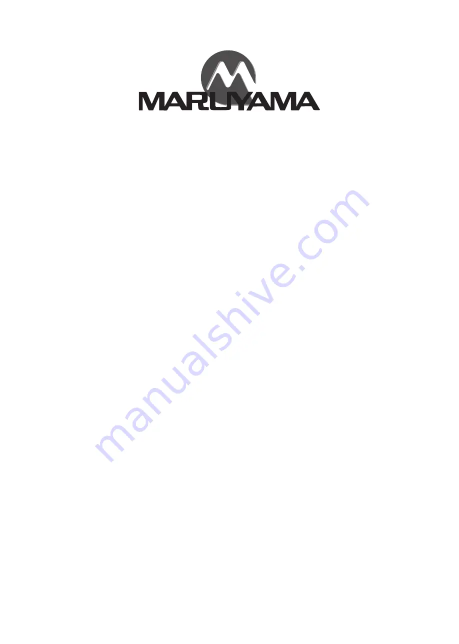 Maruyama 221501 Owner'S Manual Download Page 21