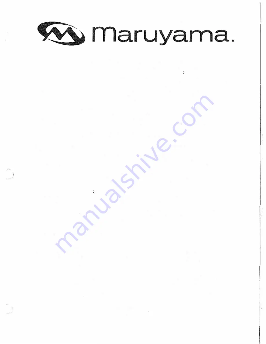 Maruyama bl5100 Operator'S Manual Download Page 21