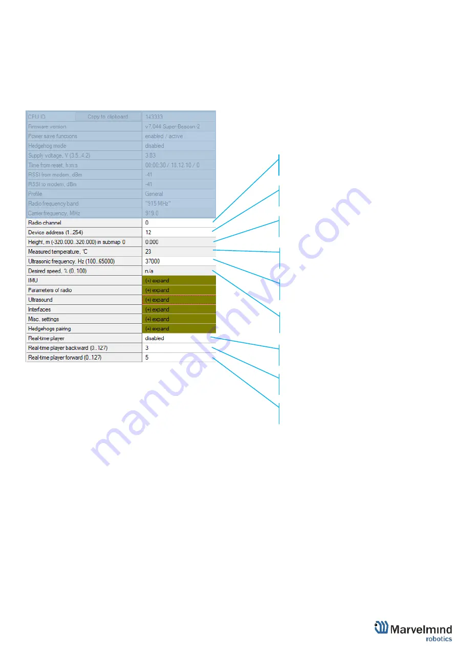 Marvelmind IA-04-2D-Badge Operating Manual Download Page 137