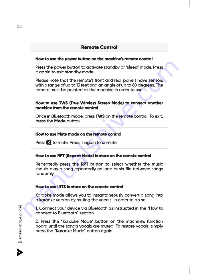 MASINGO Lento X5 Manual Download Page 20