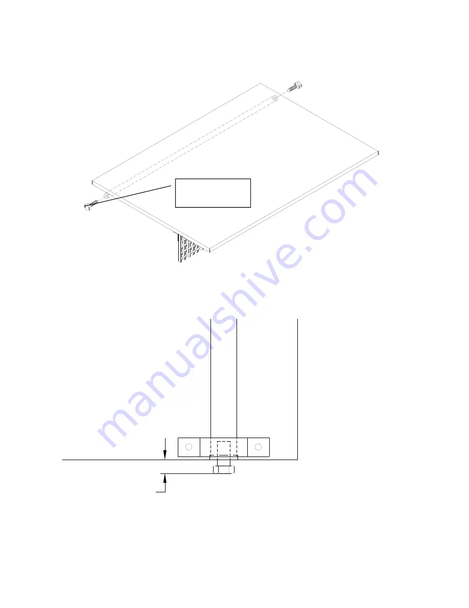 Mason Aluminum Framed Panel Mount
Swing Up Rest Benches Installation Instructions Download Page 3