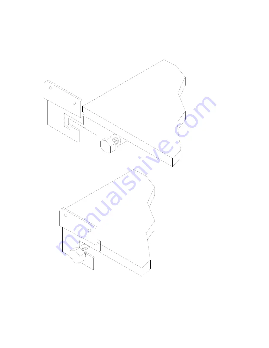 Mason Aluminum Framed Panel Mount
Swing Up Rest Benches Installation Instructions Download Page 4