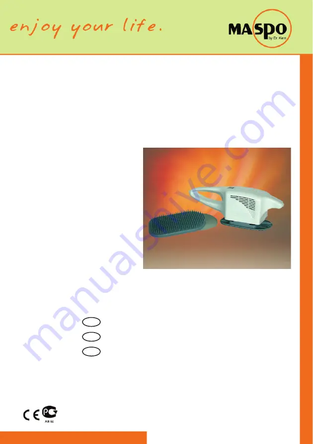 Maspo Vibramat Operating Instructions Manual Download Page 1