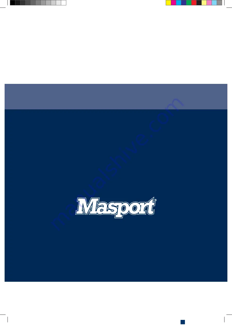 Masport MAESTRO Owner'S Manual Download Page 44