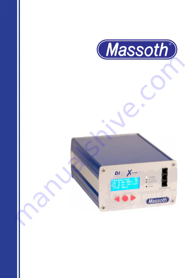 Massoth DiMAX 1210Z Manual Download Page 1