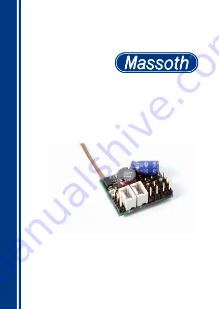 Massoth eMOTION 8FS Manual Download Page 1