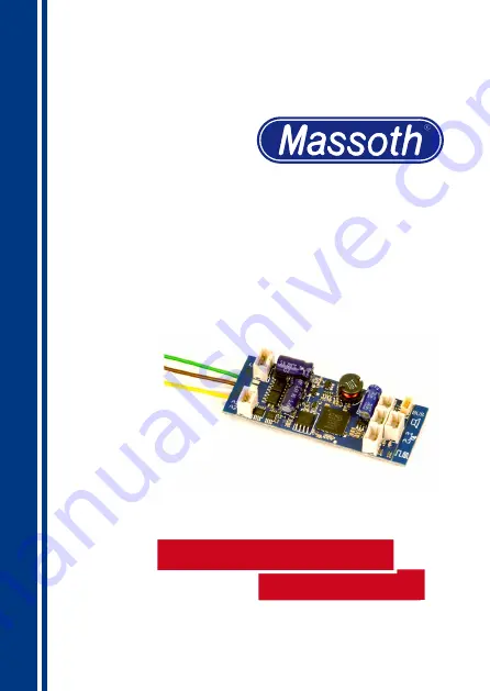 Massoth eMOTION LS User Manual Download Page 1