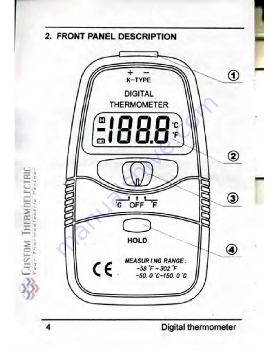 Mastech EE-MS6501 Operator'S Instruction Manual Download Page 5