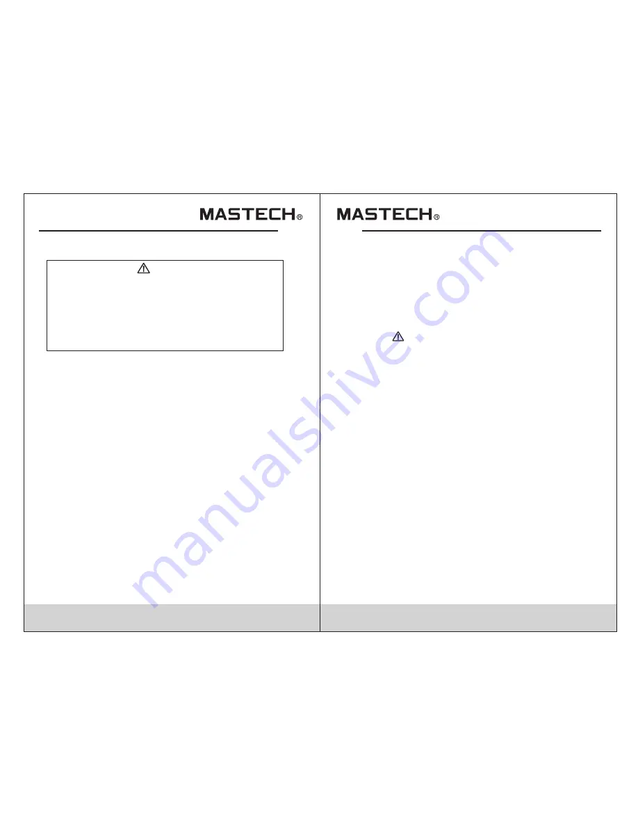 Mastech MS2140A Скачать руководство пользователя страница 3