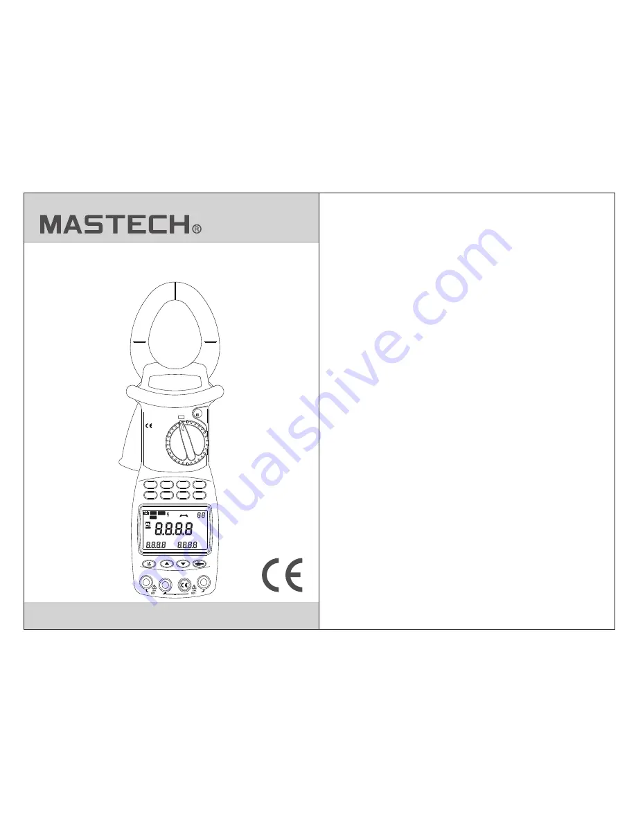 Mastech MS2205 Скачать руководство пользователя страница 1