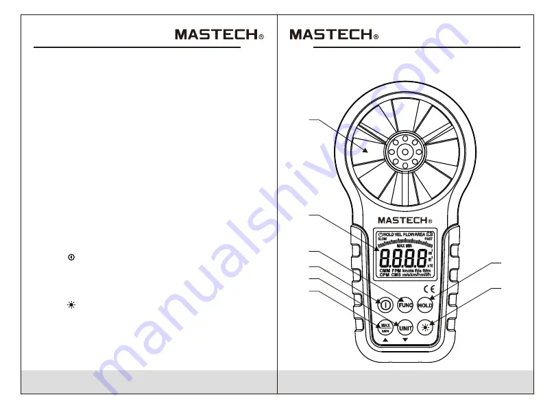 Mastech MS6252A Скачать руководство пользователя страница 4