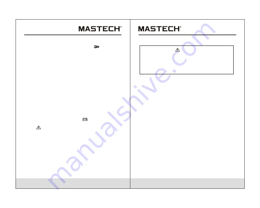 Mastech MS8239D Скачать руководство пользователя страница 9